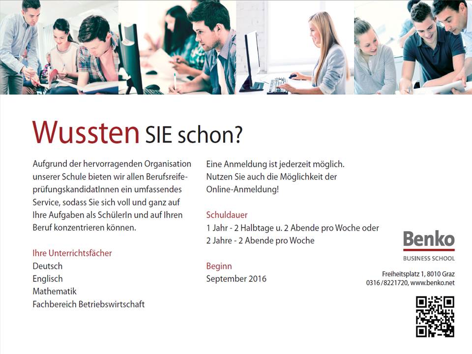 Berufsreifeprüfung Berufsreifeprüfung