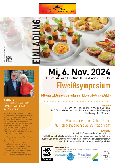 Einladung Eiweißsymbosium © FS Schloss Stein Einladung Eiweißsymbosium