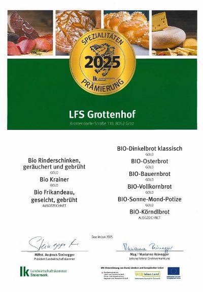 Spezialitätenprämierung © LFI Steiermark Spezialitätenprämierung