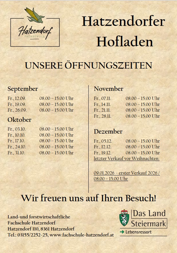 Öffnungszeiten