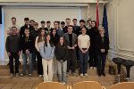 Gruppenbild Schüler und Lehrer Brüsselreise