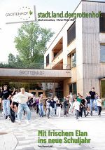 Schüler verlassen motiviert das Schulhaus