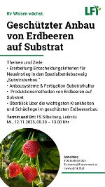 Einladung und Info Fachtagung Erdbeeren auf Substrat