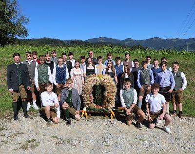 Das Bild zeigt die 1A Klasse Landwirtschaft