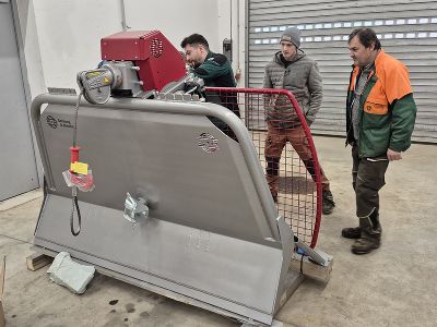 Forstseilwinde für die Forstausbildung