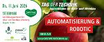 Banner zum Tag der Technik am 11.06.2026 am Gelände des Bildungszentrums für Obst- und Weinbau Silberberg