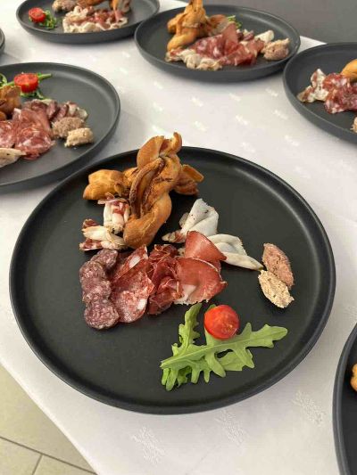 Schön angerichtetes Essen