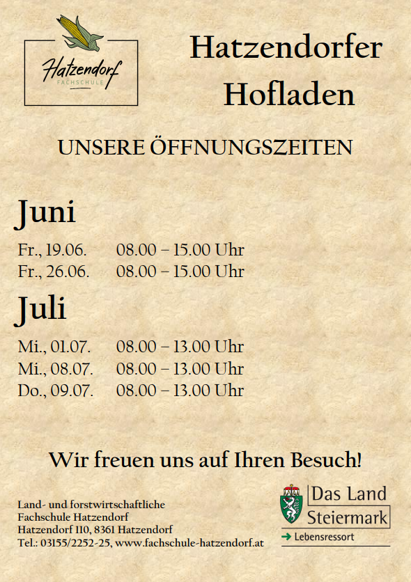 Öffnungszeiten
