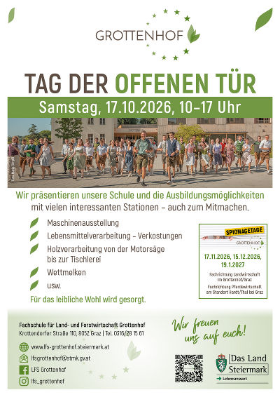 Flyer zum Tag der offenen Tür