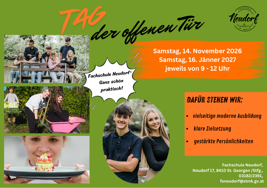 Flyer Tag der offenen Tür