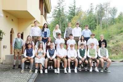 Schüler:innen und Schüler der 1C Klasse