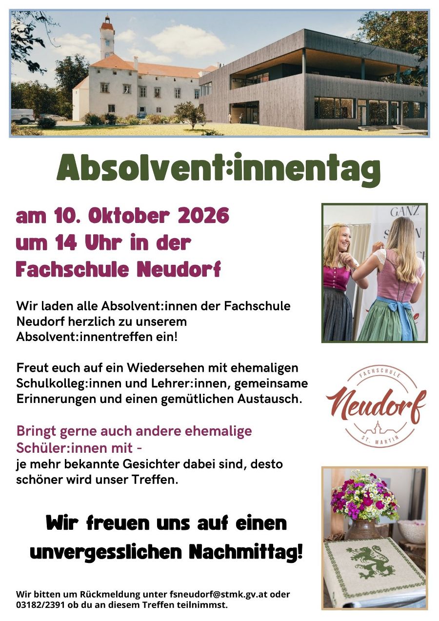 AbsolventInnentreffen der Fachschule Neudorf