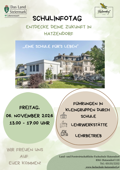 Tag der offenen Tür, Schulinfotag Hatzendorf