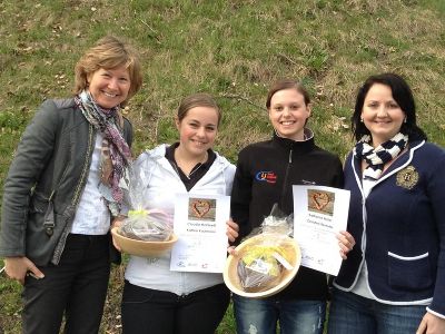 FI Ing. Sieglinde Rothschedl von der FA6C, Claudia Martinelli von der FS Haidegg, Katharina Maier von der FS Feistritz, Dir. Ing. Theresia Deutsch, Dir. der FS Feistritz