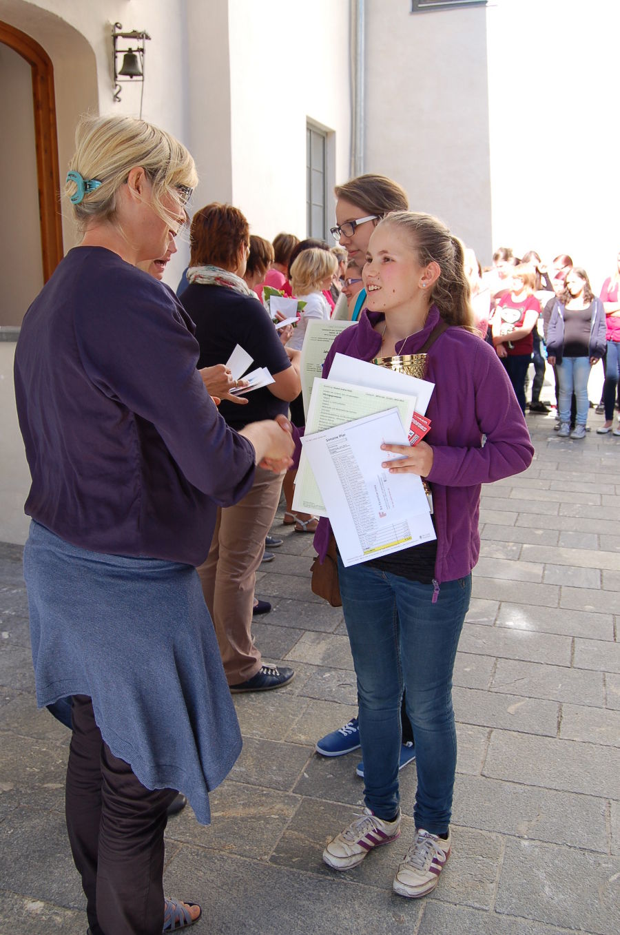 Zeugnisverteilung