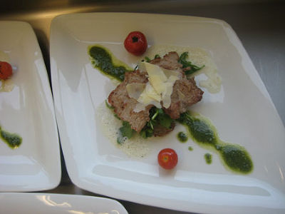 Kalbsrückenpaillard © FS Gröbming Kalbsrückenpaillard