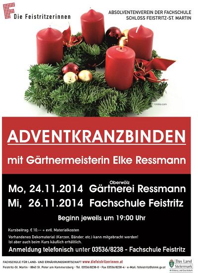 Adventkranzbinden