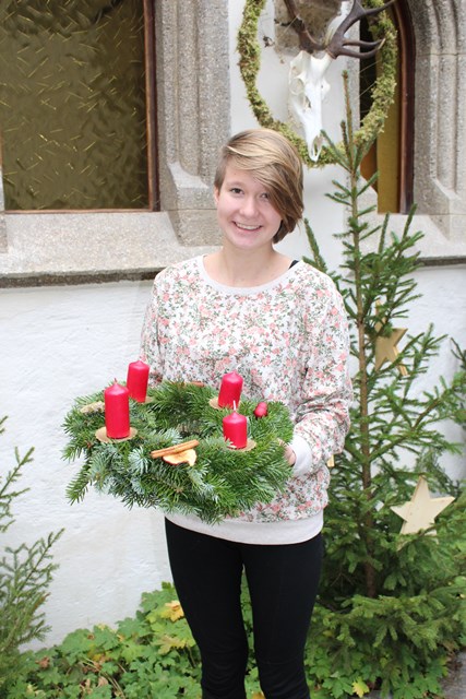 Adventkranz binden