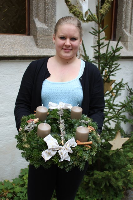 Adventkranz binden