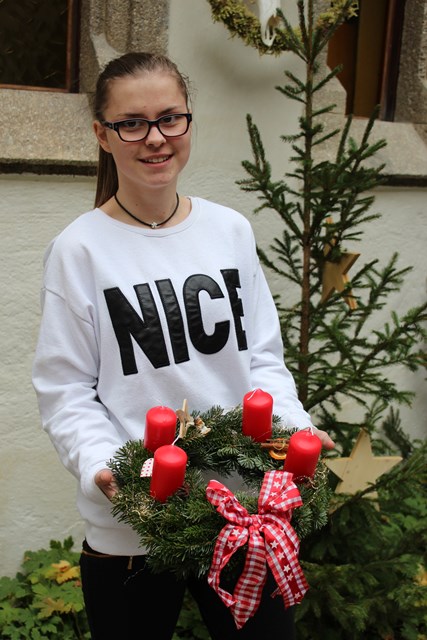 Adventkranz binden