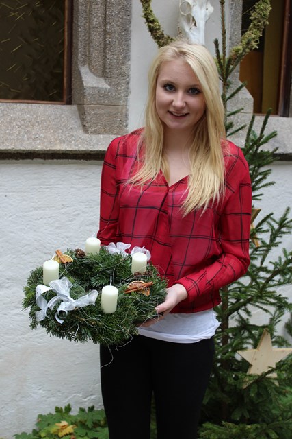 Adventkranz binden