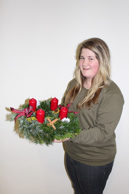Adventkranz binden