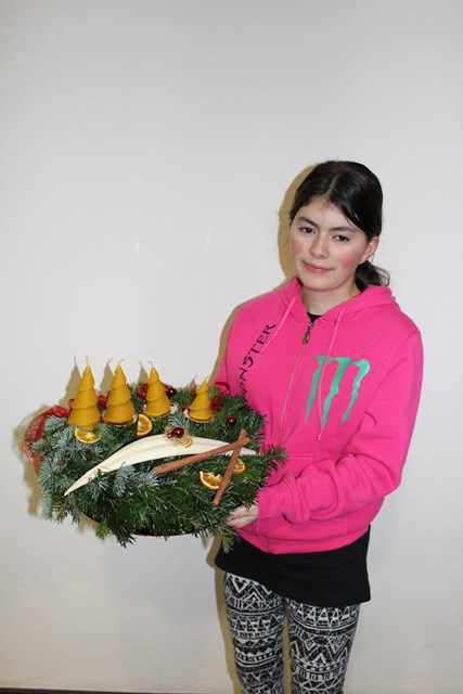 Adventkranz binden