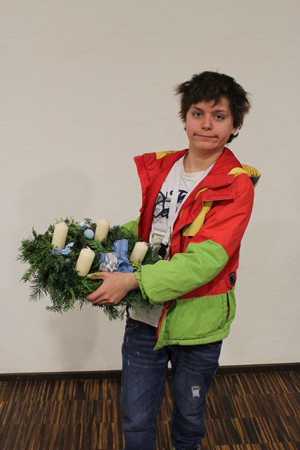 Adventkranz binden
