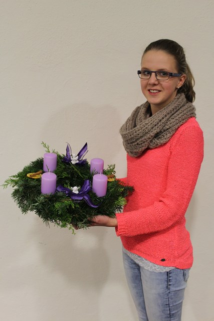 Adventkranz binden