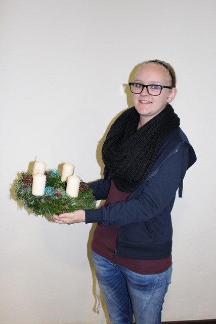 Adventkranz binden