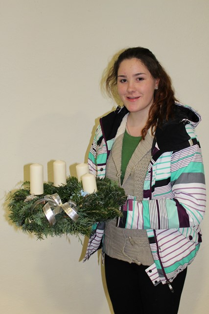 Adventkranz binden