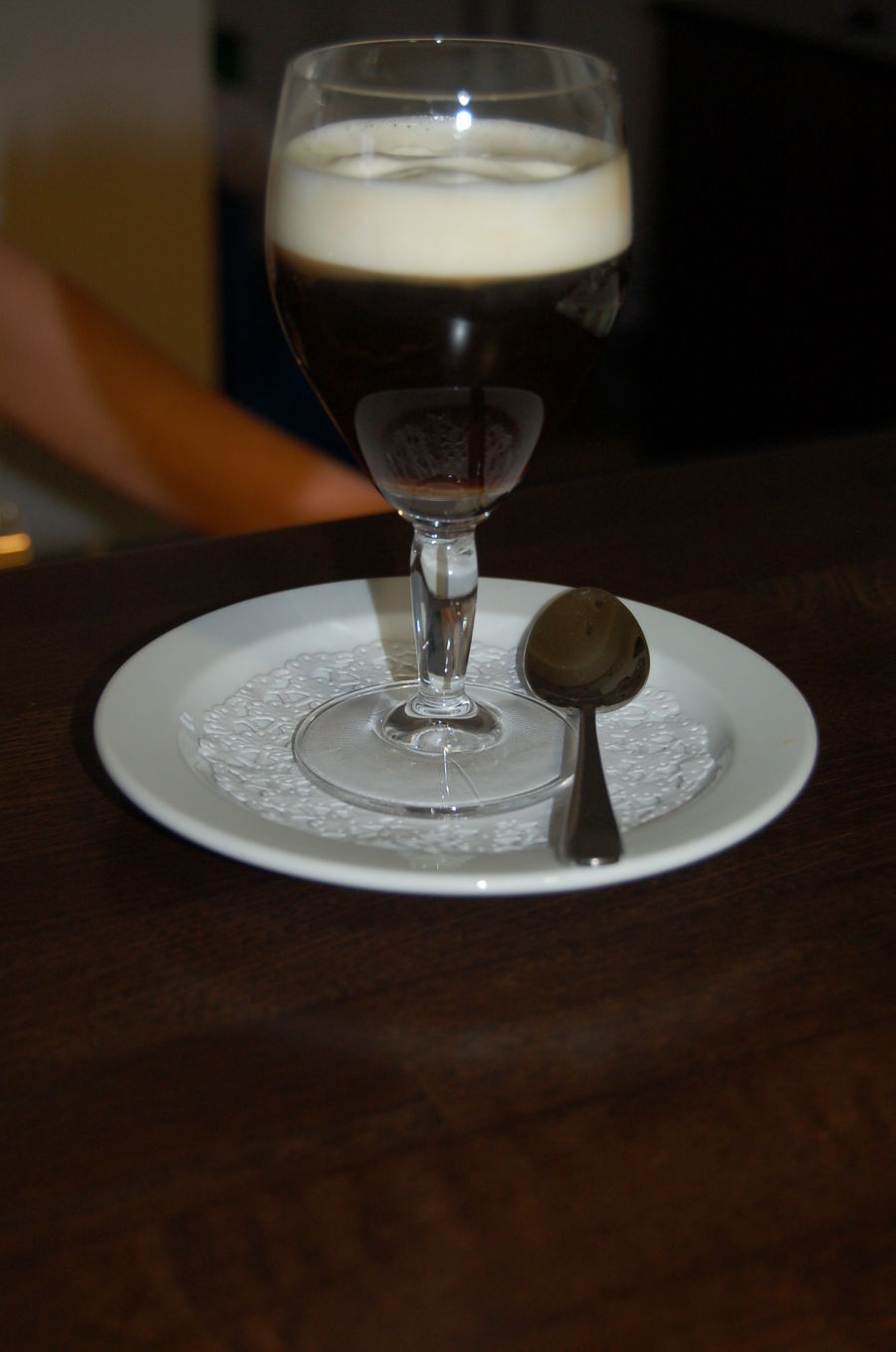 Zubereitung von Irish Coffee