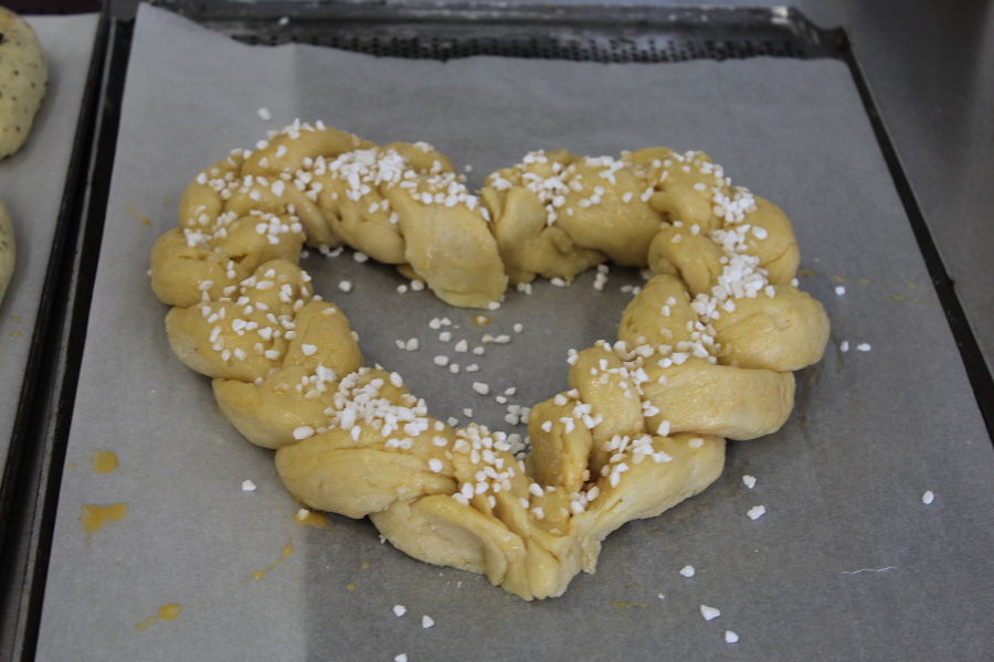 Kreatives Germgebäck der 1. Klasse