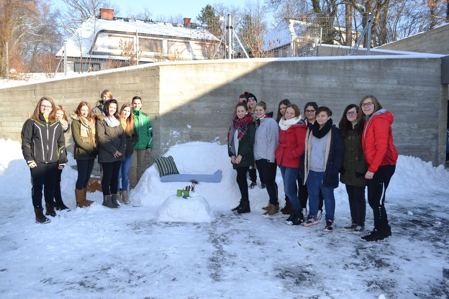 Spuren im Schnee