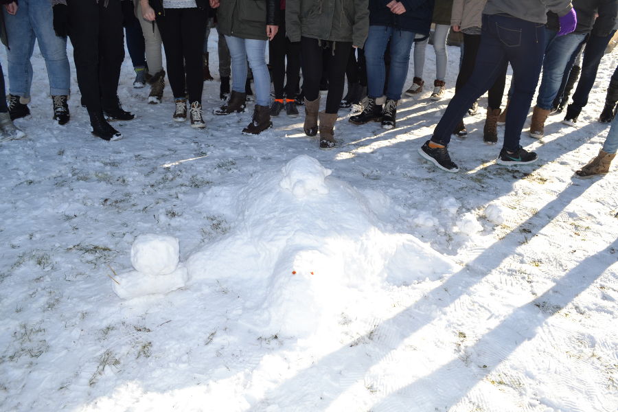 Klassenwettbewerb Spuren im Schnee