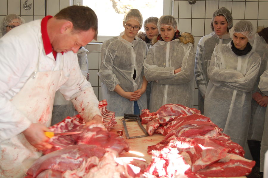 Rind zerteilen