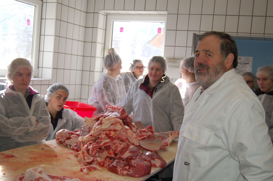 Rind zerteilen