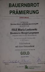 Urkunde © FS Maria Lankowitz