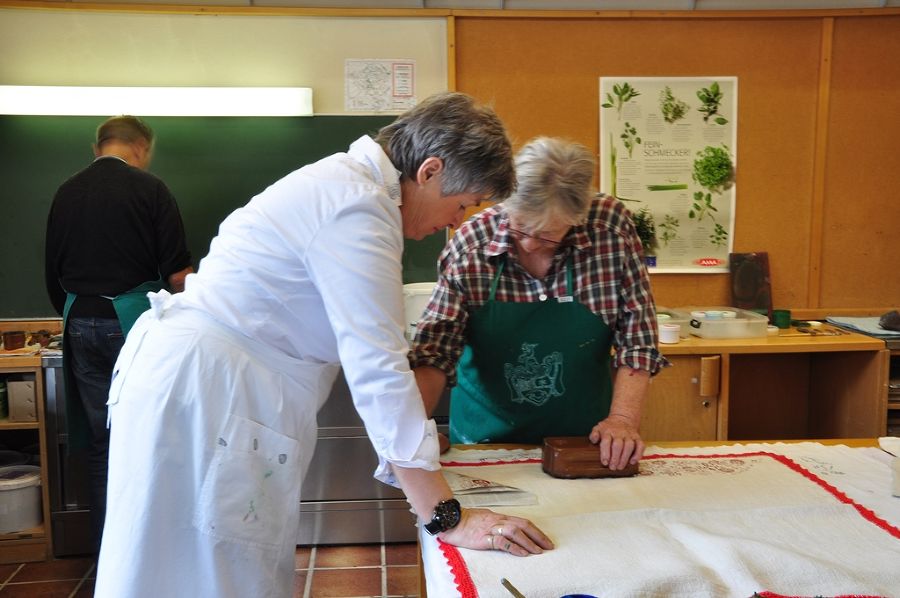 Stoffdruckkurs Stoffdruckkurs