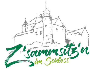 Zsammsitzn im Schloss