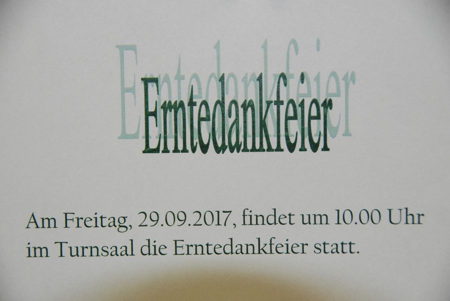 Erntedank 2017