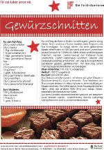 Gewürzschnitten Rezept © FS Feistritz