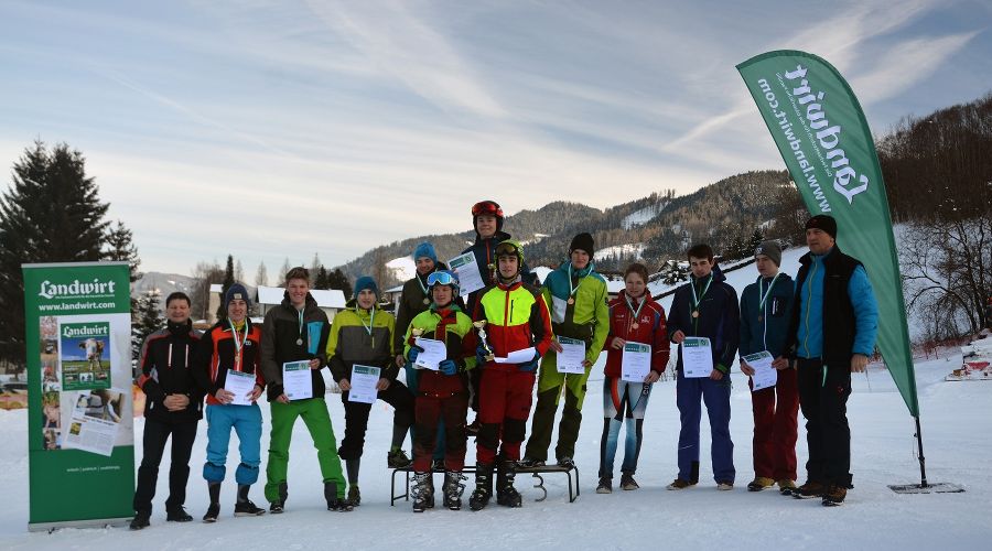 Ski Cross Siegerehrung