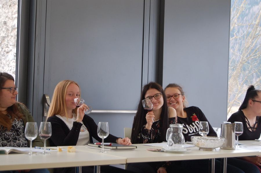 Weinseminar der 3. Klasse