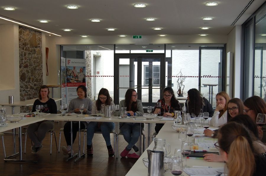 Weinseminar der 3. Klasse