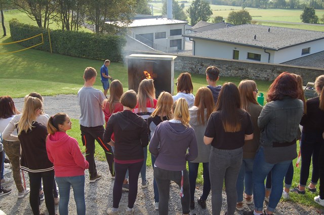 Brandschutzschulung für alle Klassen