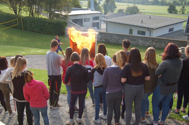 Brandschutzschulung für alle Klassen