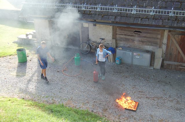 Brandschutzschulung für alle Klassen