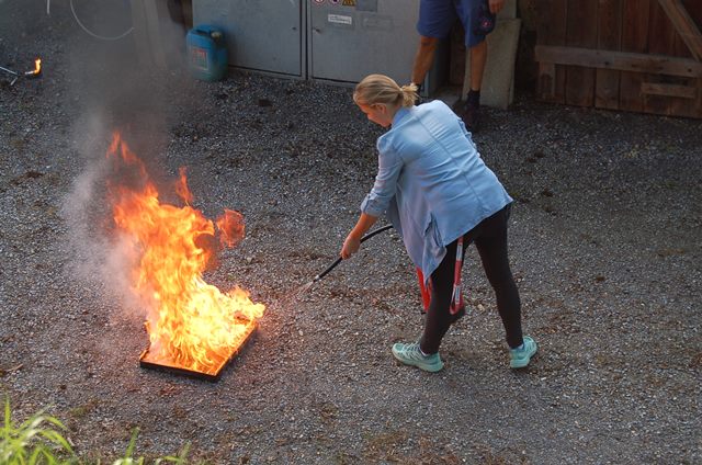 Brandschutzschulung für alle Klassen