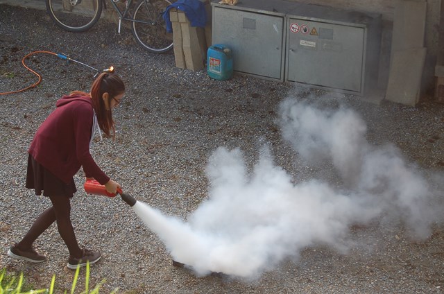 Brandschutzschulung für alle Klassen